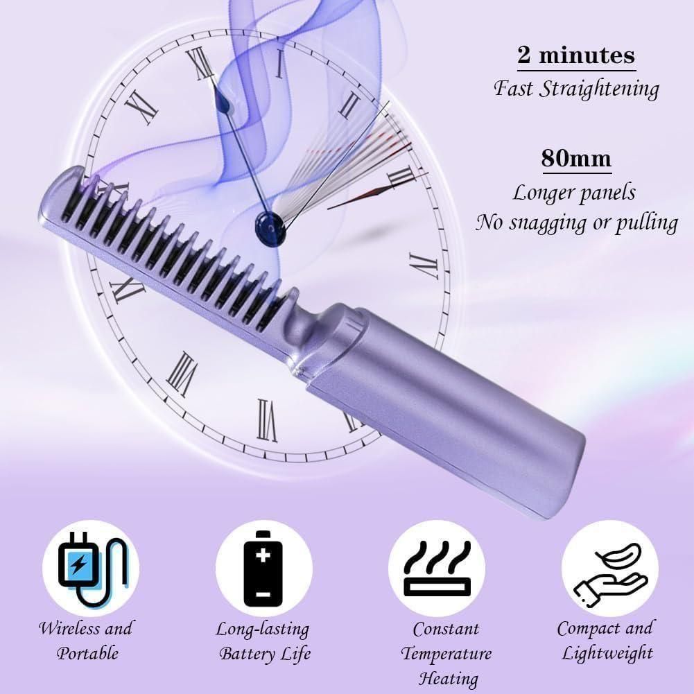 Portable Mini Hair Straightner Rechargeable