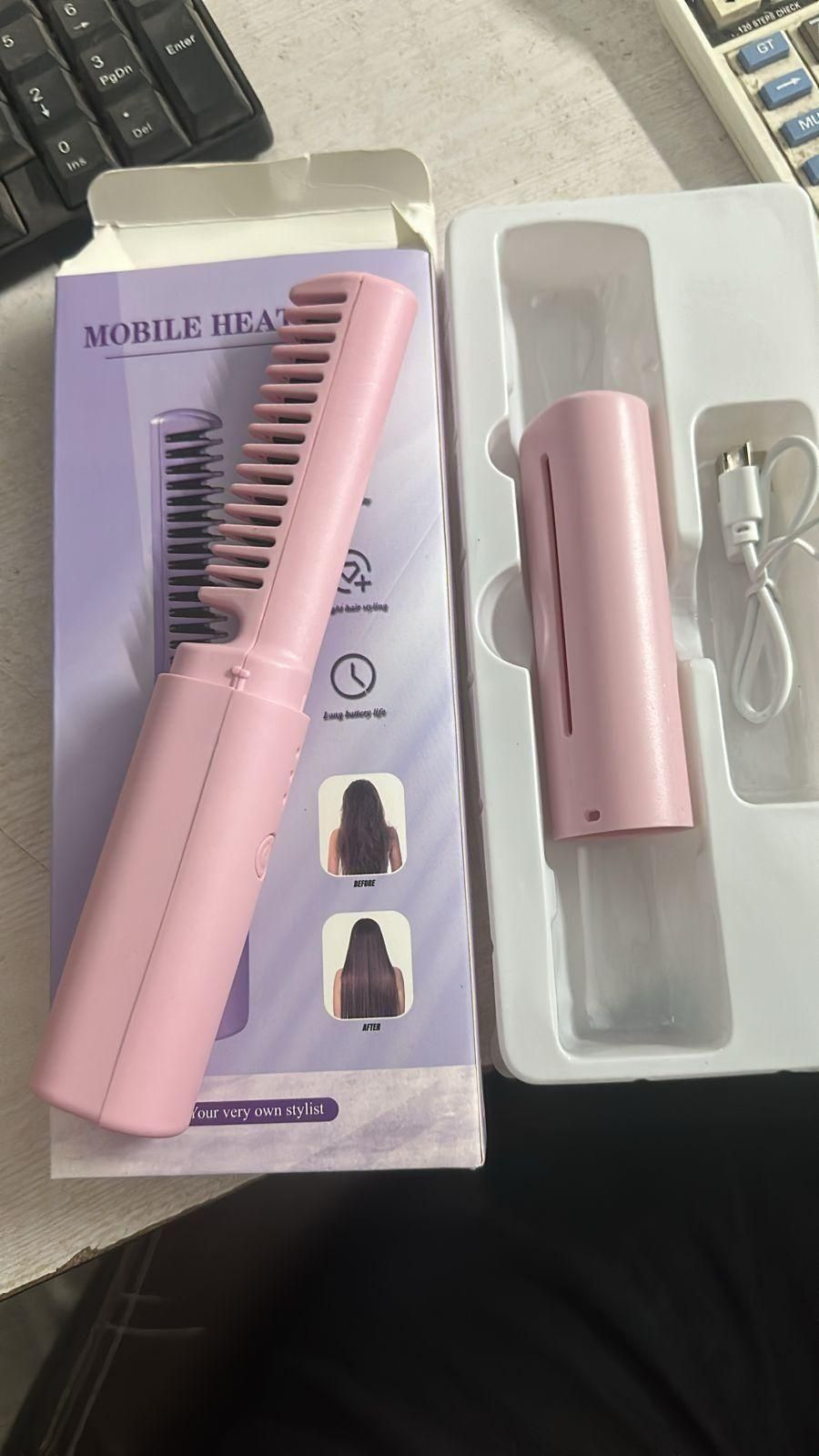 Portable Mini Hair Straightner Rechargeable
