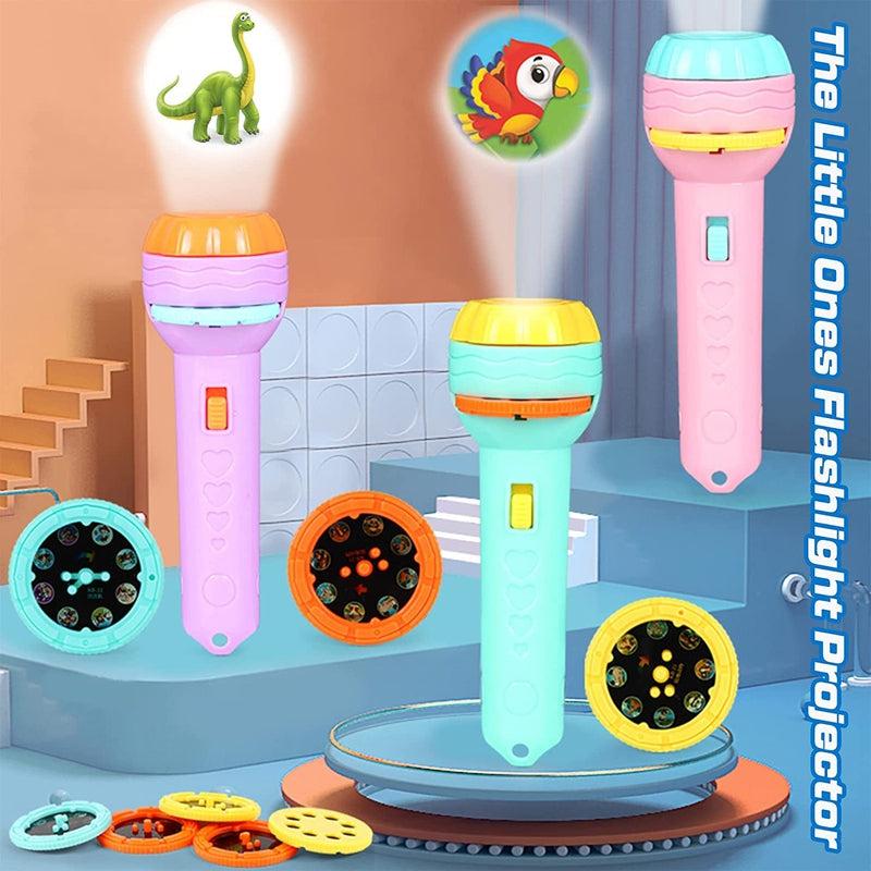 Slide Flashlight Torch Kids learning  Toy