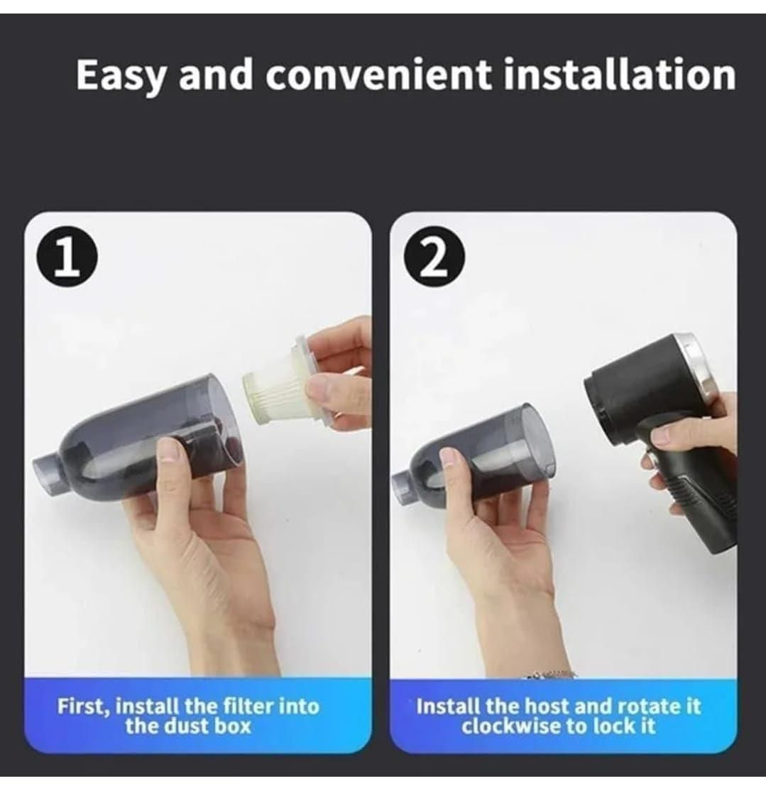 Vacuum Suction Cleaner- Portable  Wireless